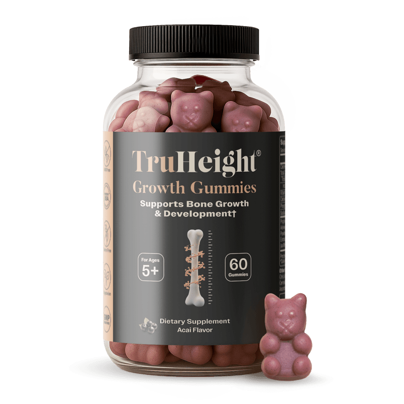 TruHeight Growth Gummies Tall Nutrition for Natural Growth Supplement for Kids & Teens
