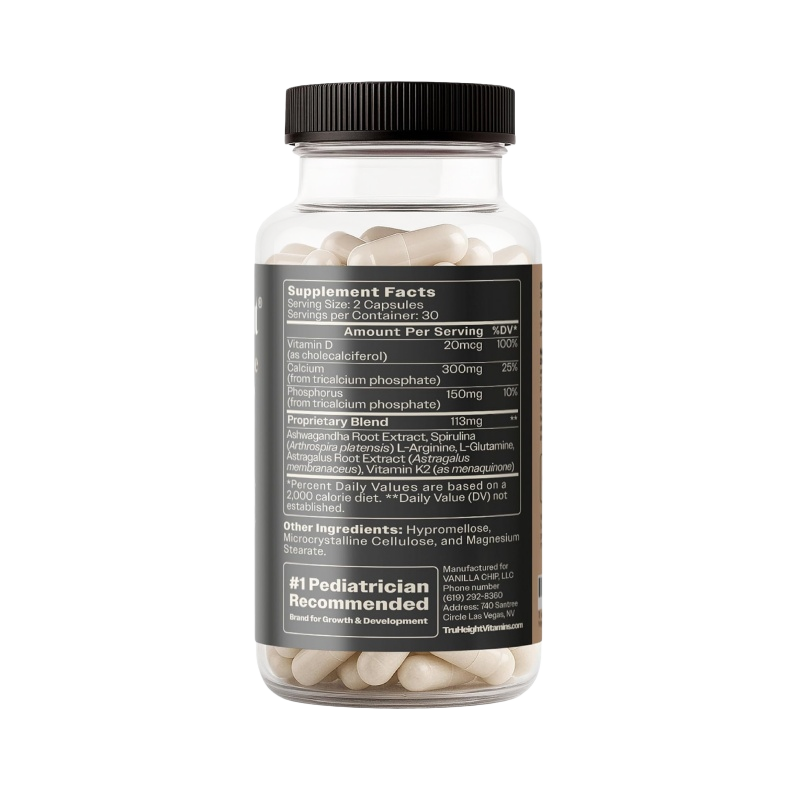 TruHeight Growth Capsules - Tall Nutrition for Natural Growth
